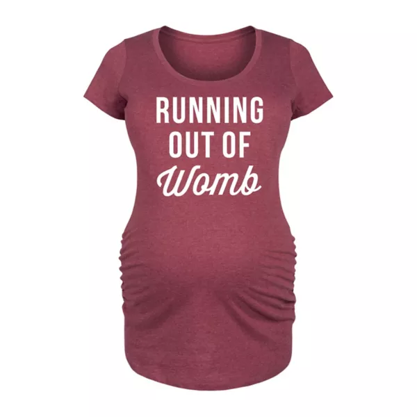 Футболка с принтом "Беременность на исходе" Licensed Character, красный 
Футболка с принтом "Беременность на исходе" Licensed Character, красный