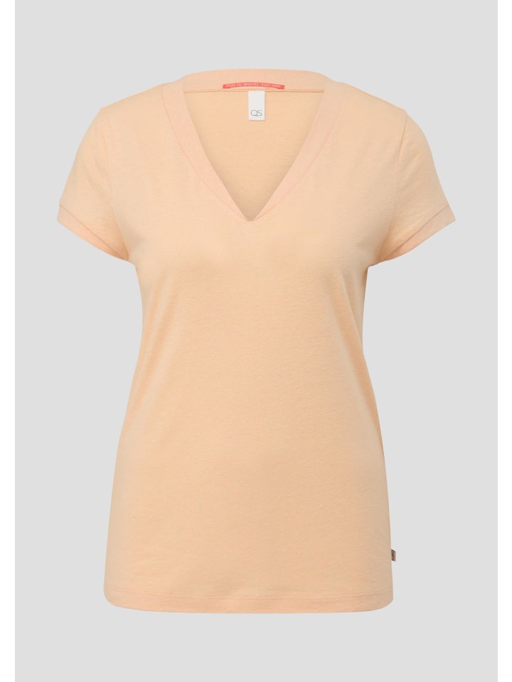 QS Футболка в цвете 2101_персик
QS Футболка в цвете 2101_персик