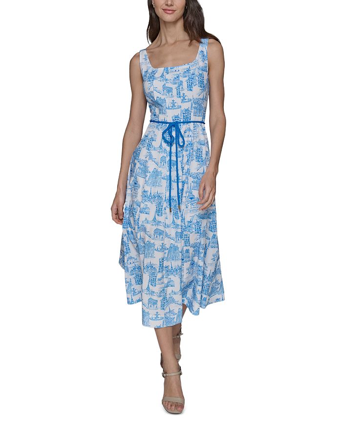 Платье с квадратным вырезом и расклешенной юбкой KARL LAGERFELD PARIS, синий
Платье с квадратным вырезом и расклешенной юбкой KARL LAGERFELD PARIS, синий