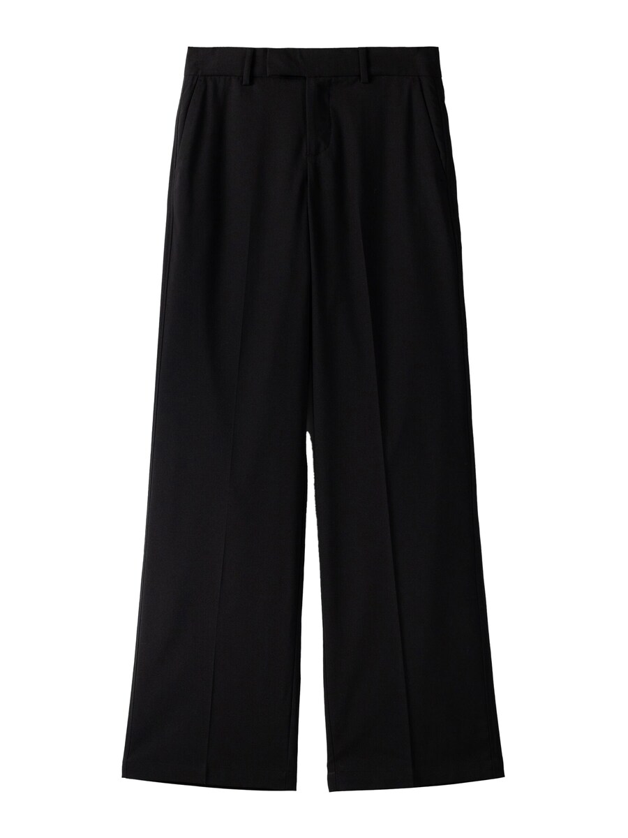 Широкие брюки Bershka, черный
Широкие брюки Bershka, черный