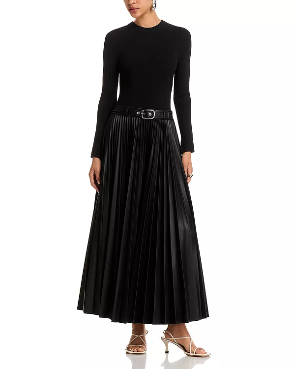 Платье-Макси из смешанных материалов, Абилин Simkhai, черный
Платье-Макси из смешанных материалов, Абилин Simkhai, черный