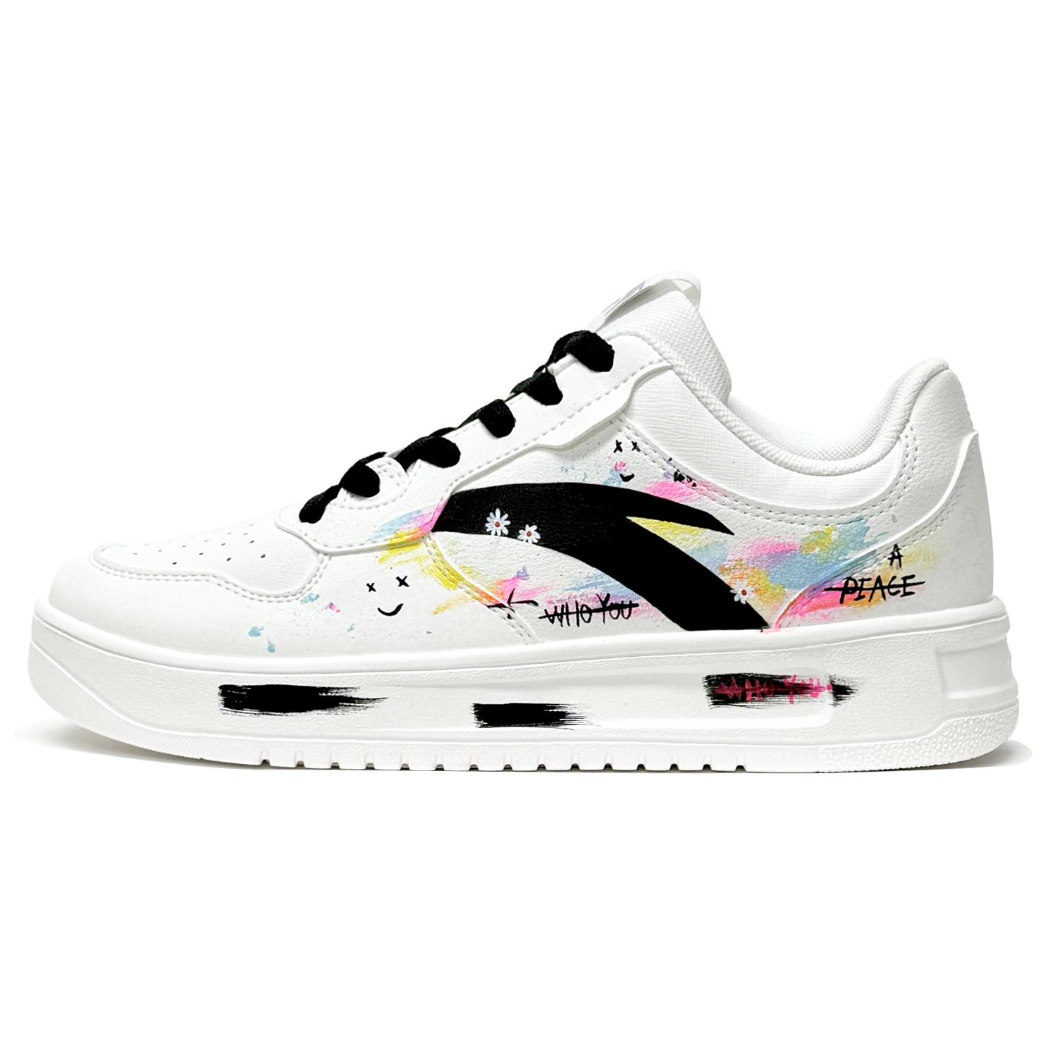 ANTA Кроссовки Life Collection Coverage с низким верхом, противоскользящие и износостойкие, для скейтбординга, мужские, белые, черные
ANTA Кроссовки Life Collection Coverage с низким верхом, противоскользящие и износостойкие, для скейтбординга, мужские, белые, черные