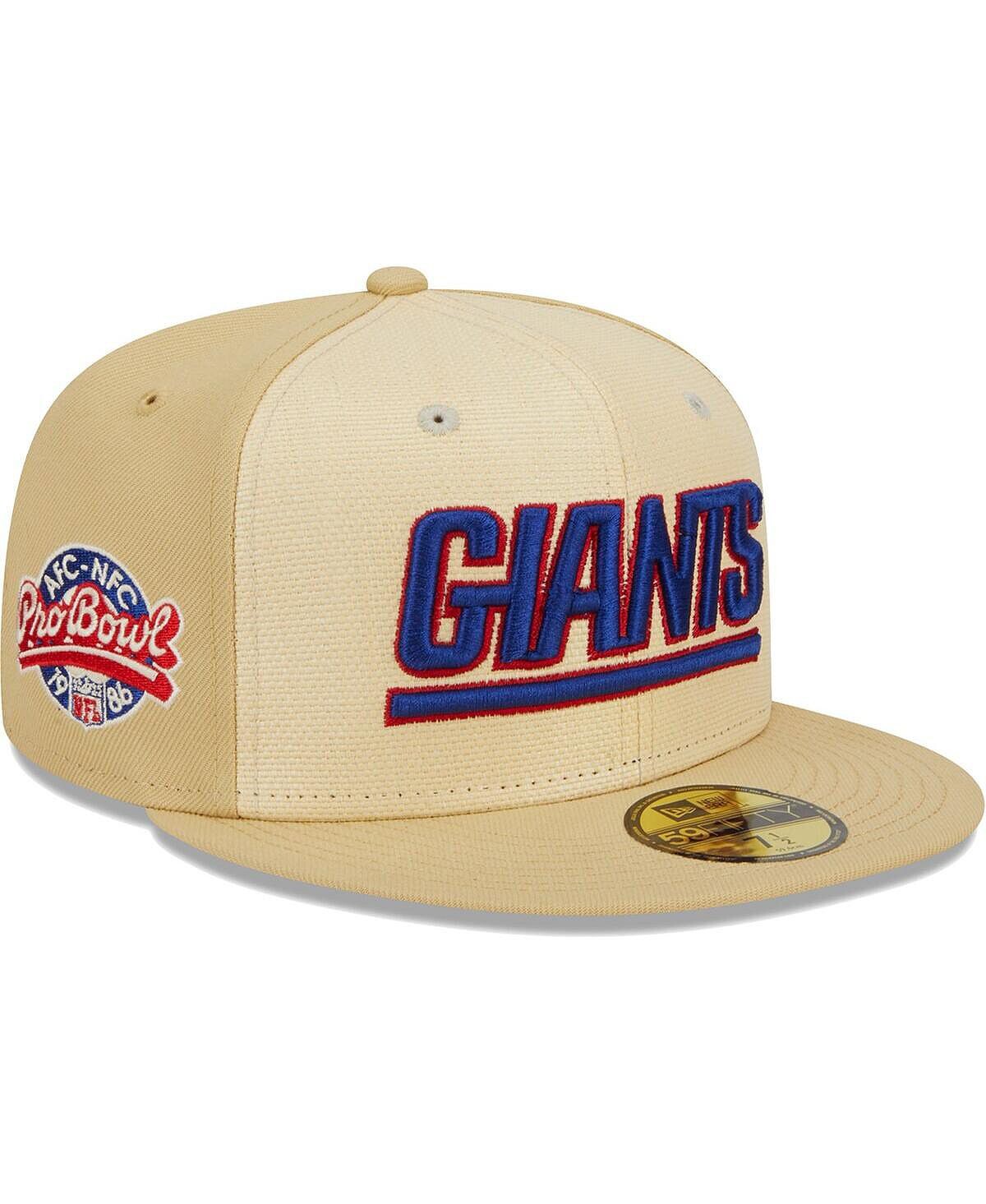 Мужская приталенная шляпа цвета хаки New York Giants из рафии спереди 59FIFTY New Era
Мужская приталенная шляпа цвета хаки New York Giants из рафии спереди 59FIFTY New Era
