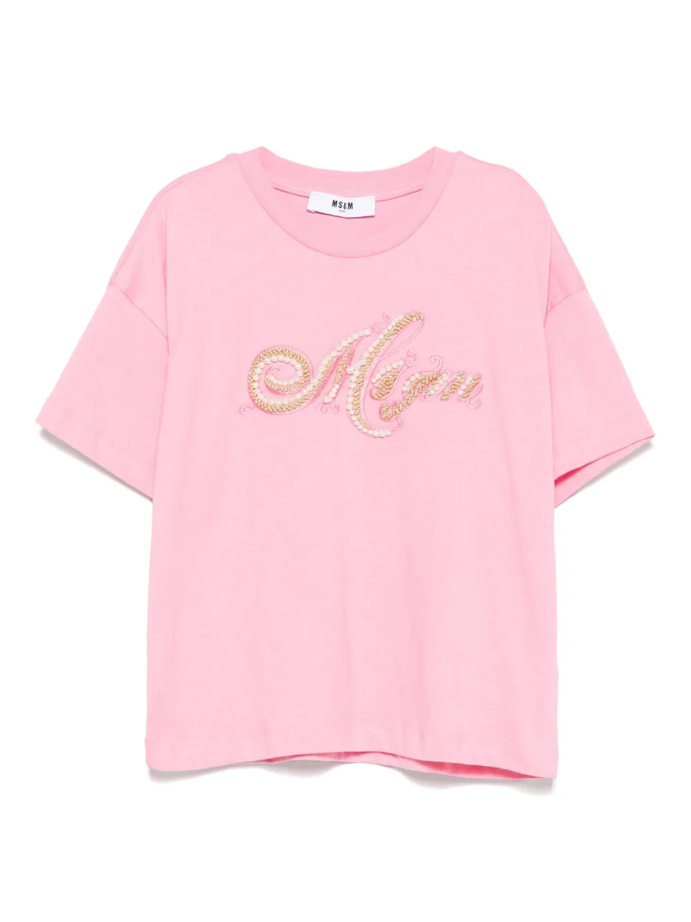 Топ с искусственным жемчугом Msgm Kids, розовый
Топ с искусственным жемчугом Msgm Kids, розовый