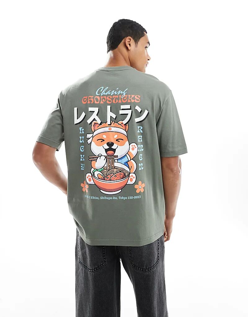 Футболка ONLY & SONS свободного кроя с принтом палочек для еды на спине в угольном цвете, Черный, Футболка ONLY & SONS свободного кроя с принтом палочек для еды на спине в угольном цвете
Футболка ONLY & SONS свободного кроя с принтом палочек для еды на спине в угольном цвете, Черный, Футболка ONLY & SONS свободного кроя с принтом палочек для еды на спине в угольном цвете