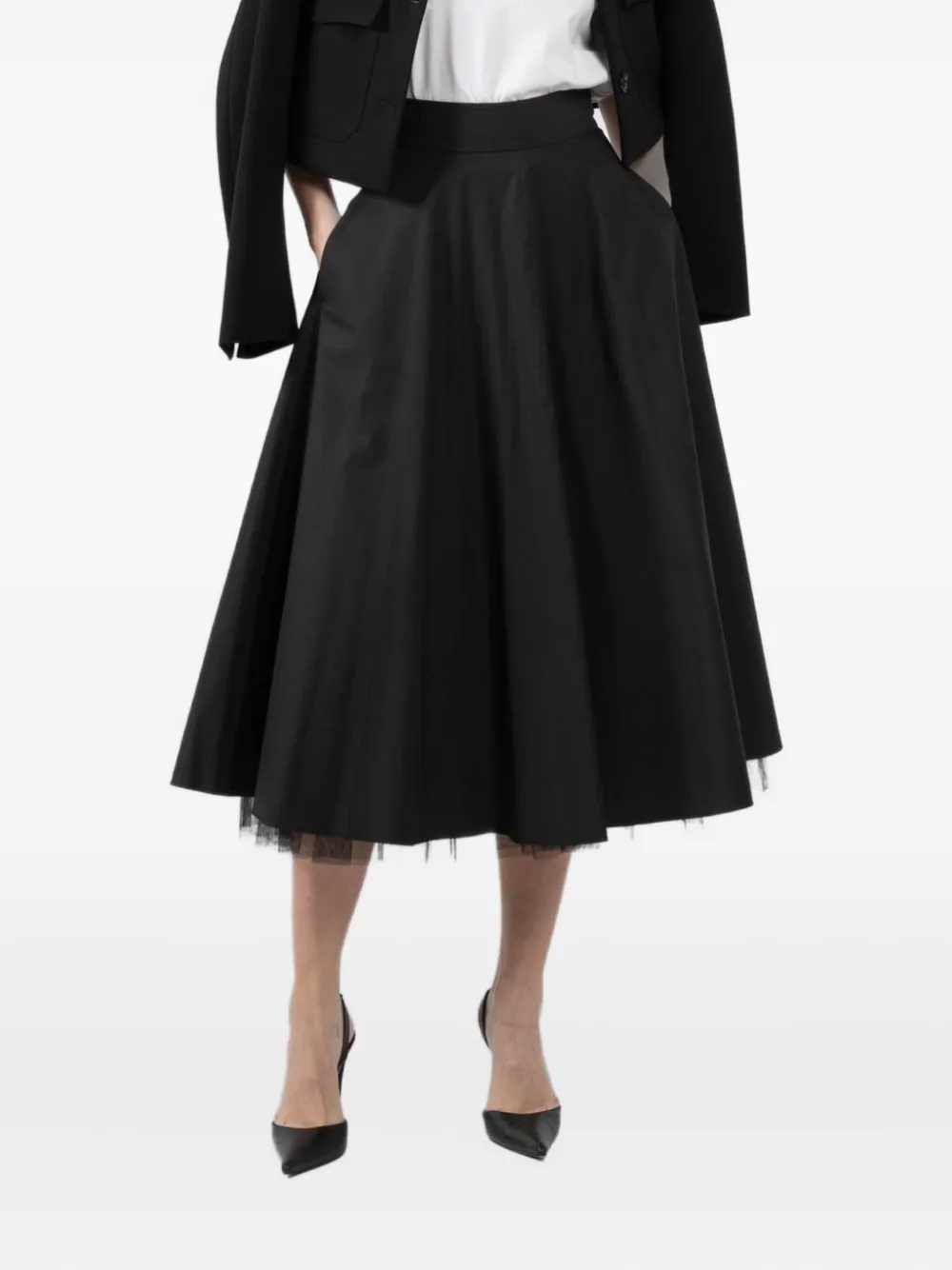 Юбка миди с тюлем Dorothee Schumacher, черный
Юбка миди с тюлем Dorothee Schumacher, черный