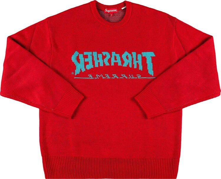 Свитер Supreme x Thrasher Sweater 'Red', красный
Свитер Supreme x Thrasher Sweater 'Red', красный