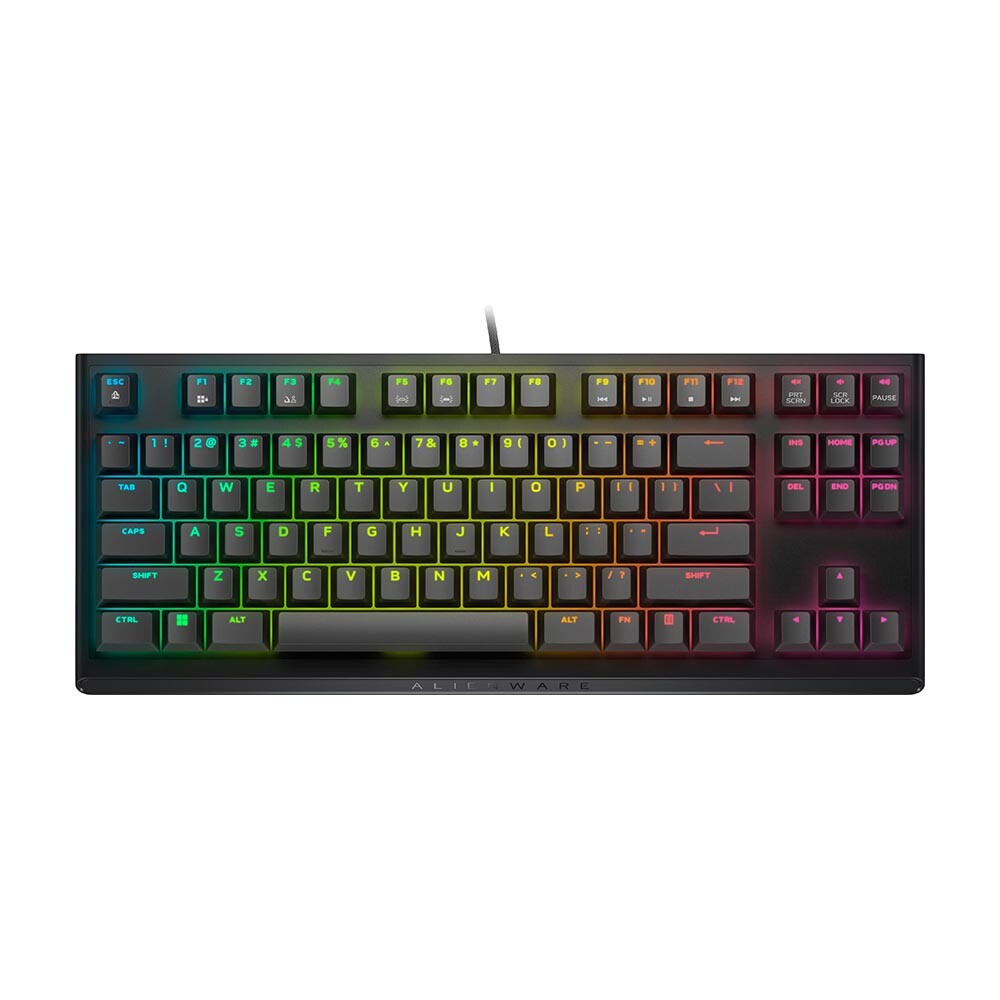 Игровая проводная клавиатура Alienware AW420K, Cherry MX Red, черный, английская раскладка
Игровая проводная клавиатура Alienware AW420K, Cherry MX Red, черный, английская раскладка
