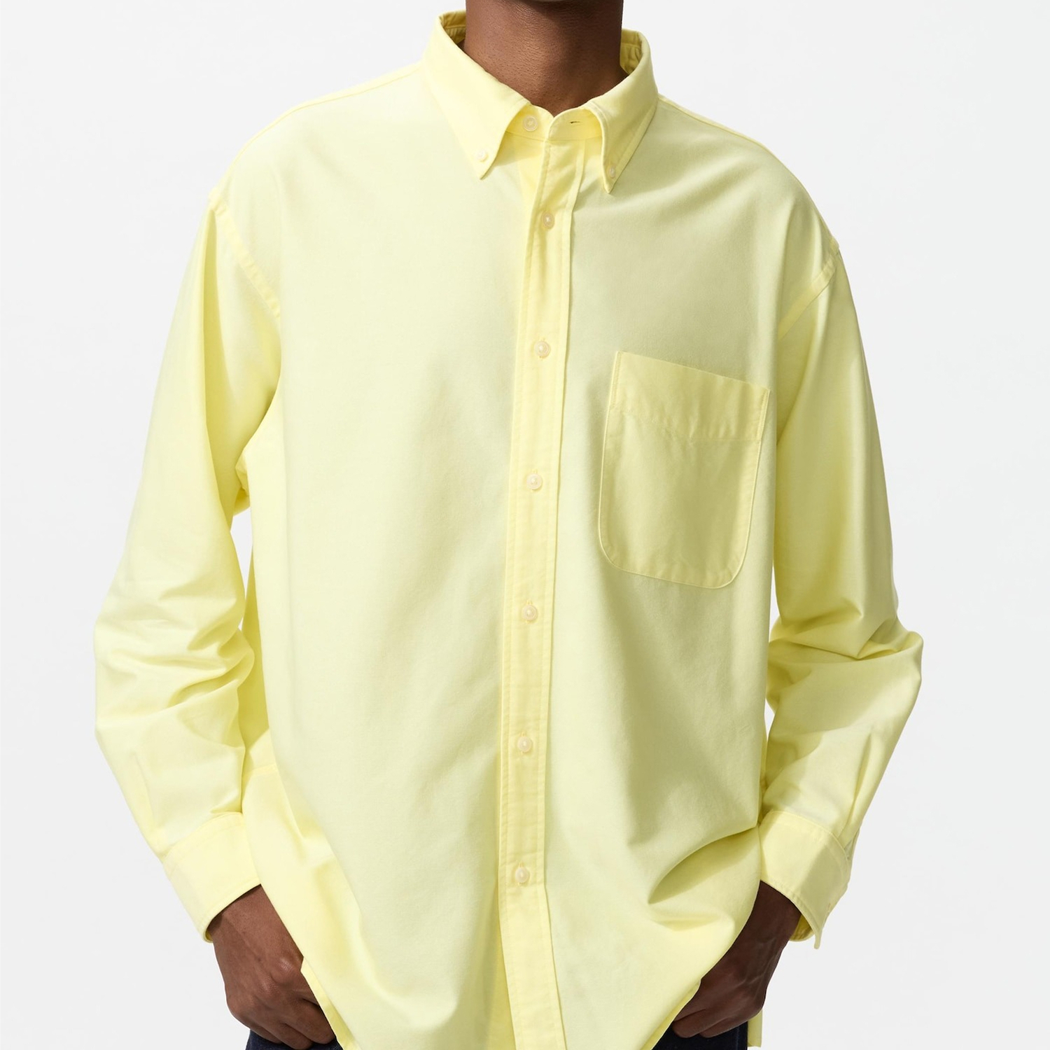 Рубашка Uniqlo Oxford Oversize, желтый
Рубашка Uniqlo Oxford Oversize, желтый