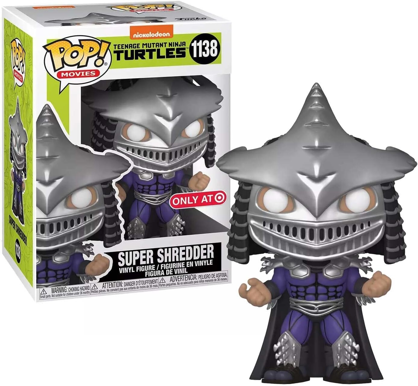 Виниловая фигурка Funko POP! Teenage Mutant Ninja Turtles 1138 Exclusive, Super Shredder, 10 см
Виниловая фигурка Funko POP! Teenage Mutant Ninja Turtles 1138 Exclusive, Super Shredder, 10 см
