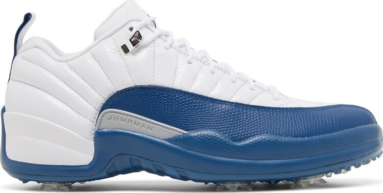 Бутсы Air Jordan 12 Low Golf French Blue, белый 
Бутсы Air Jordan 12 Low Golf French Blue, белый