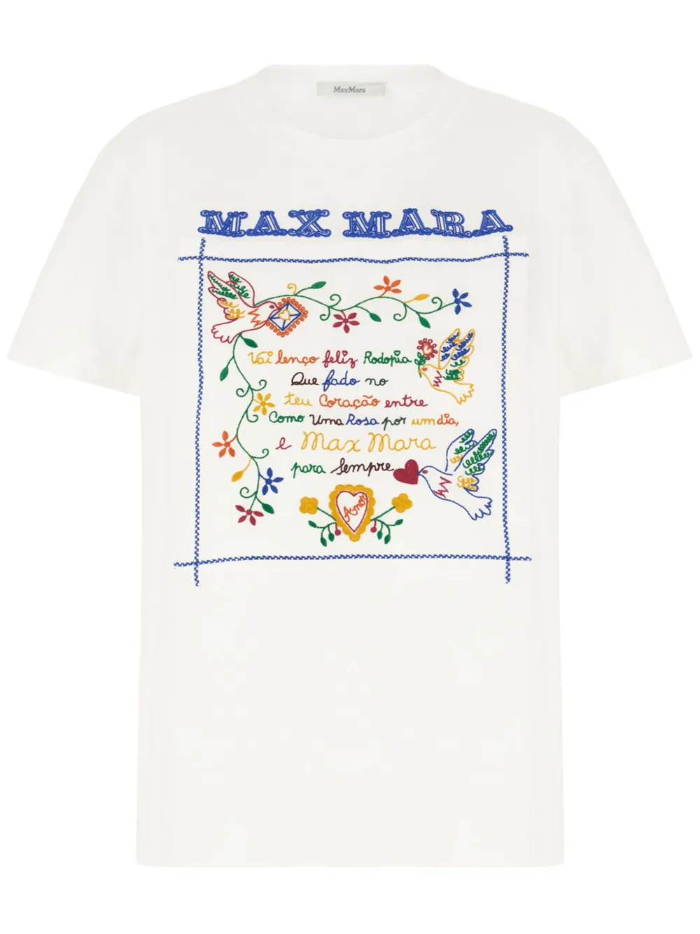 Футболка с вышивкой MAX MARA, белый
Футболка с вышивкой MAX MARA, белый