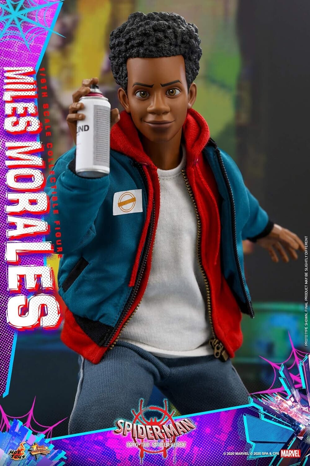 Фигурка Hot Toys Marvel Spider-Man, Into the Spider-Verse Miles Morales MMS567, 29 см
Фигурка Hot Toys Marvel Spider-Man, Into the Spider-Verse Miles Morales MMS567, 29 см