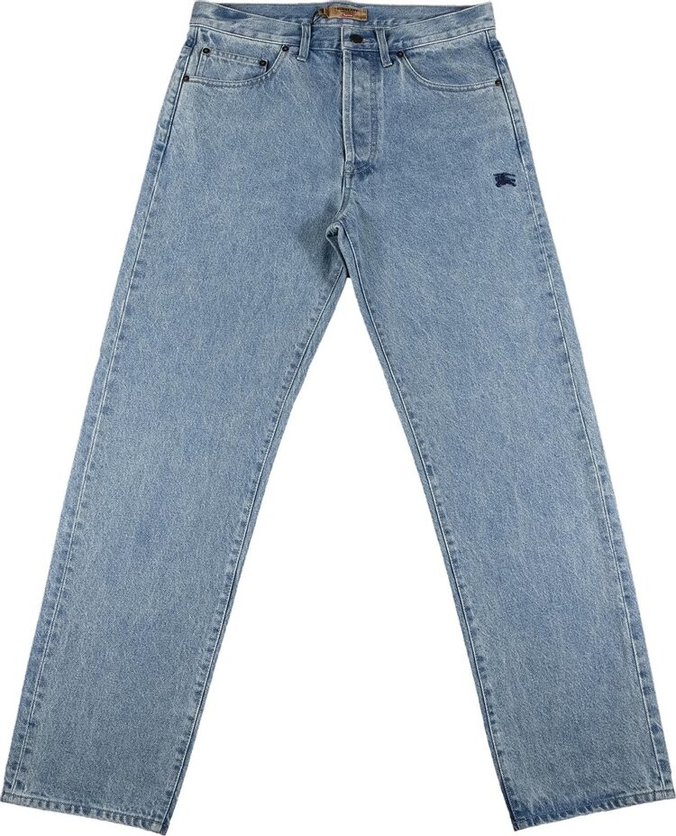 Джинсы Supreme x Burberry Regular Jean 'Washed Blue', синий 
Джинсы Supreme x Burberry Regular Jean 'Washed Blue', синий