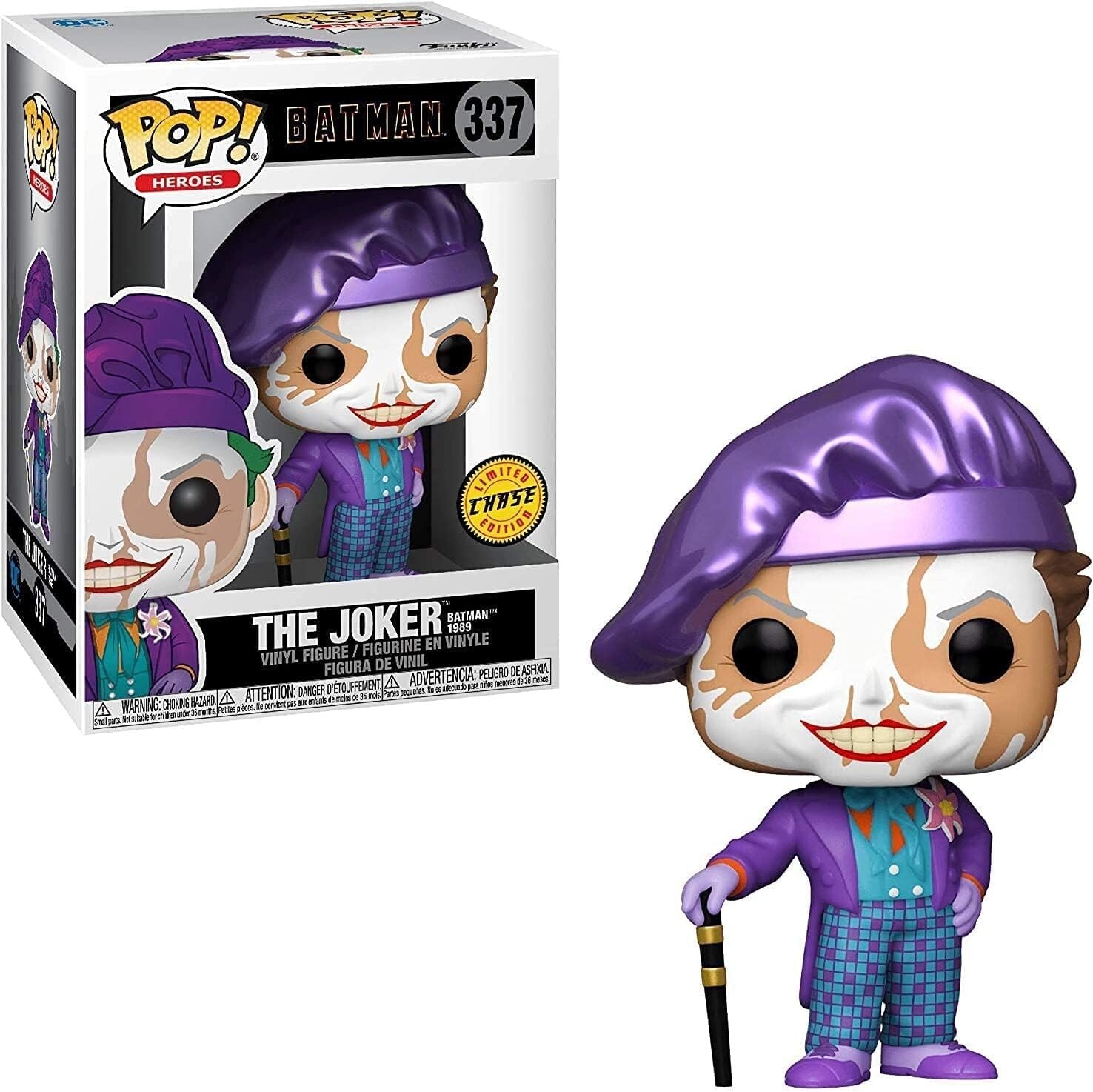 Фигурка Funko Pop! DC Heroes: Batman 80th - Joker (1989) Edition Chase Funko Pop! Vinyl Figure
Фигурка Funko Pop! DC Heroes: Batman 80th - Joker (1989) Edition Chase Funko Pop! Vinyl Figure