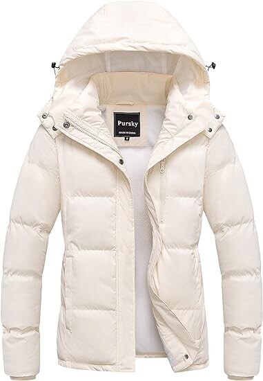Куртка Pursky Women's Warm Winter Thicken Waterproof, кремовый, Бежевый, Куртка Pursky Women's Warm Winter Thicken Waterproof, кремовый
Куртка Pursky Women's Warm Winter Thicken Waterproof, кремовый, Бежевый, Куртка Pursky Women's Warm Winter Thicken Waterproof, кремовый