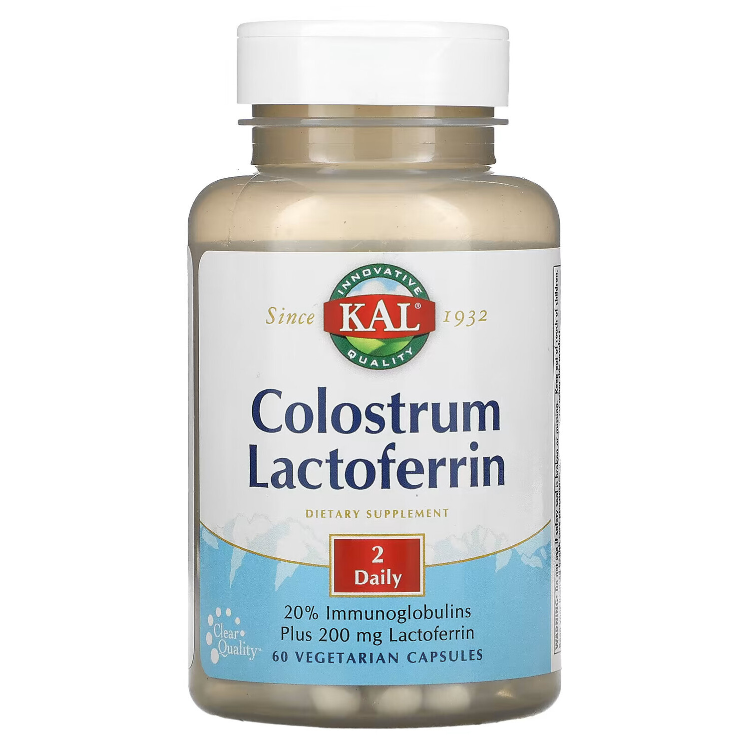 KAL, Молозиво, лактоферрин, 60 вегетарианских капсул
KAL, Молозиво, лактоферрин, 60 вегетарианских капсул