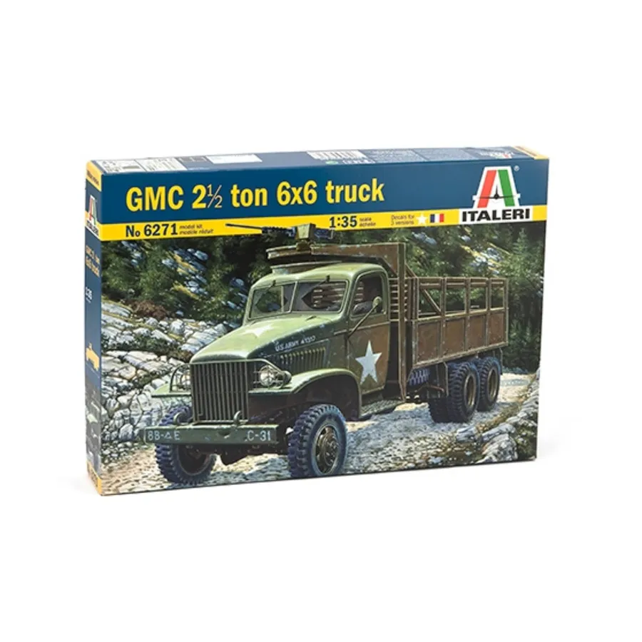 Грузовик GMC 2 1/2 тонны 6x6, Military Vehicles (1:35) (Italeri)
Грузовик GMC 2 1/2 тонны 6x6, Military Vehicles (1:35) (Italeri)