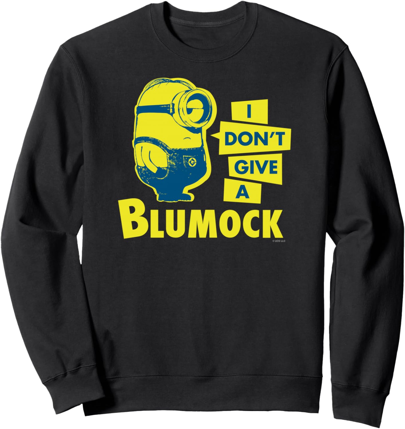Толстовка Minion I DON'T GIVE A BLUMOCK Minions, черный
Толстовка Minion I DON'T GIVE A BLUMOCK Minions, черный