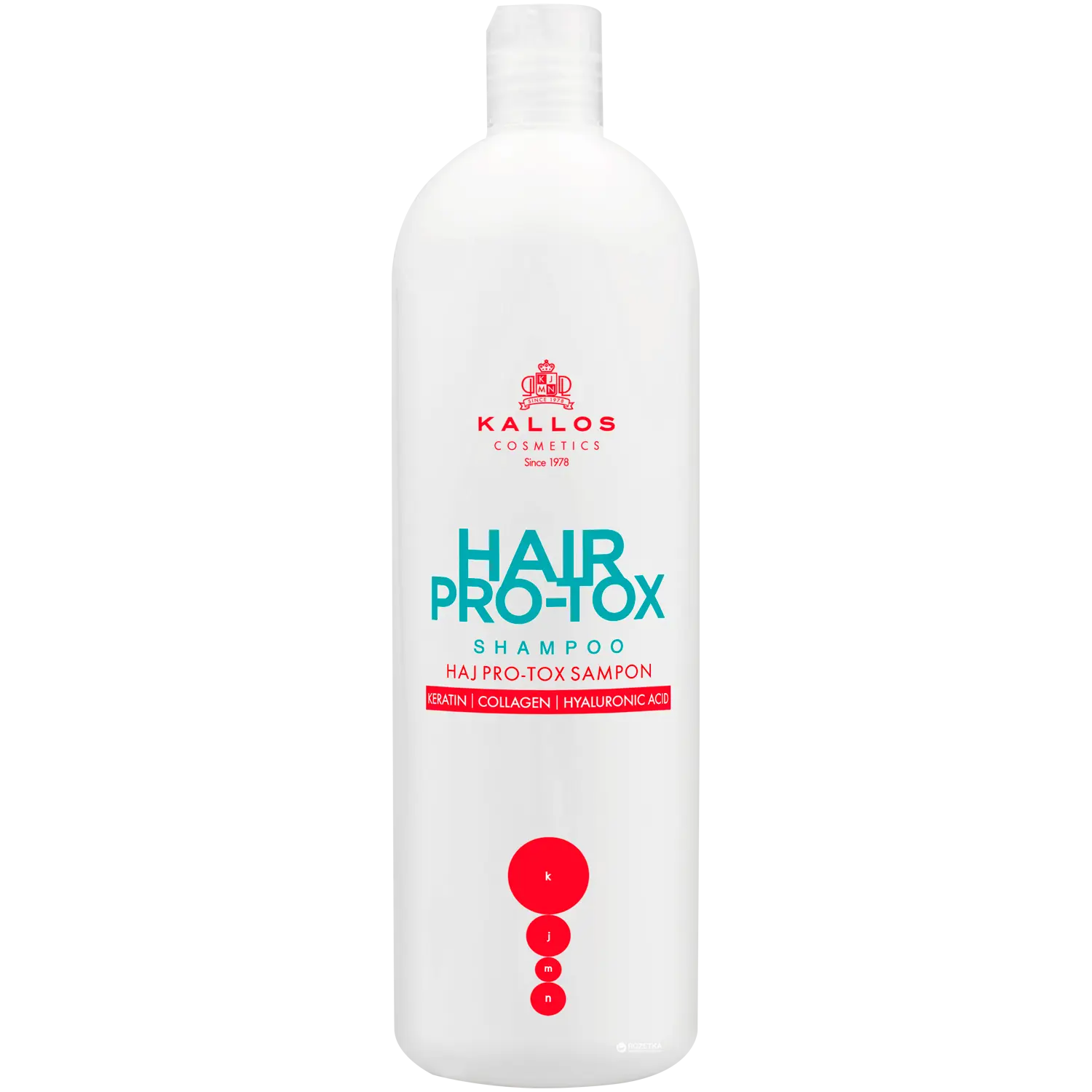Kallos Hair Pro-Tox увлажняющий шампунь для волос, 1000 мл 
Kallos Hair Pro-Tox увлажняющий шампунь для волос, 1000 мл
