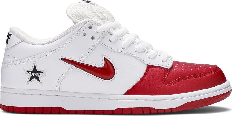 Кроссовки Nike Supreme x Dunk SB Low 'Varsity Red', красный
Кроссовки Nike Supreme x Dunk SB Low 'Varsity Red', красный