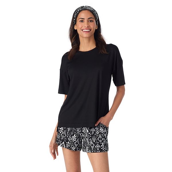 Женский комплект пижамы с коротким рукавом и боксерами в комплекте с повязкой Cuddl Duds, Black And White Ikat
Женский комплект пижамы с коротким рукавом и боксерами в комплекте с повязкой Cuddl Duds, Black And White Ikat