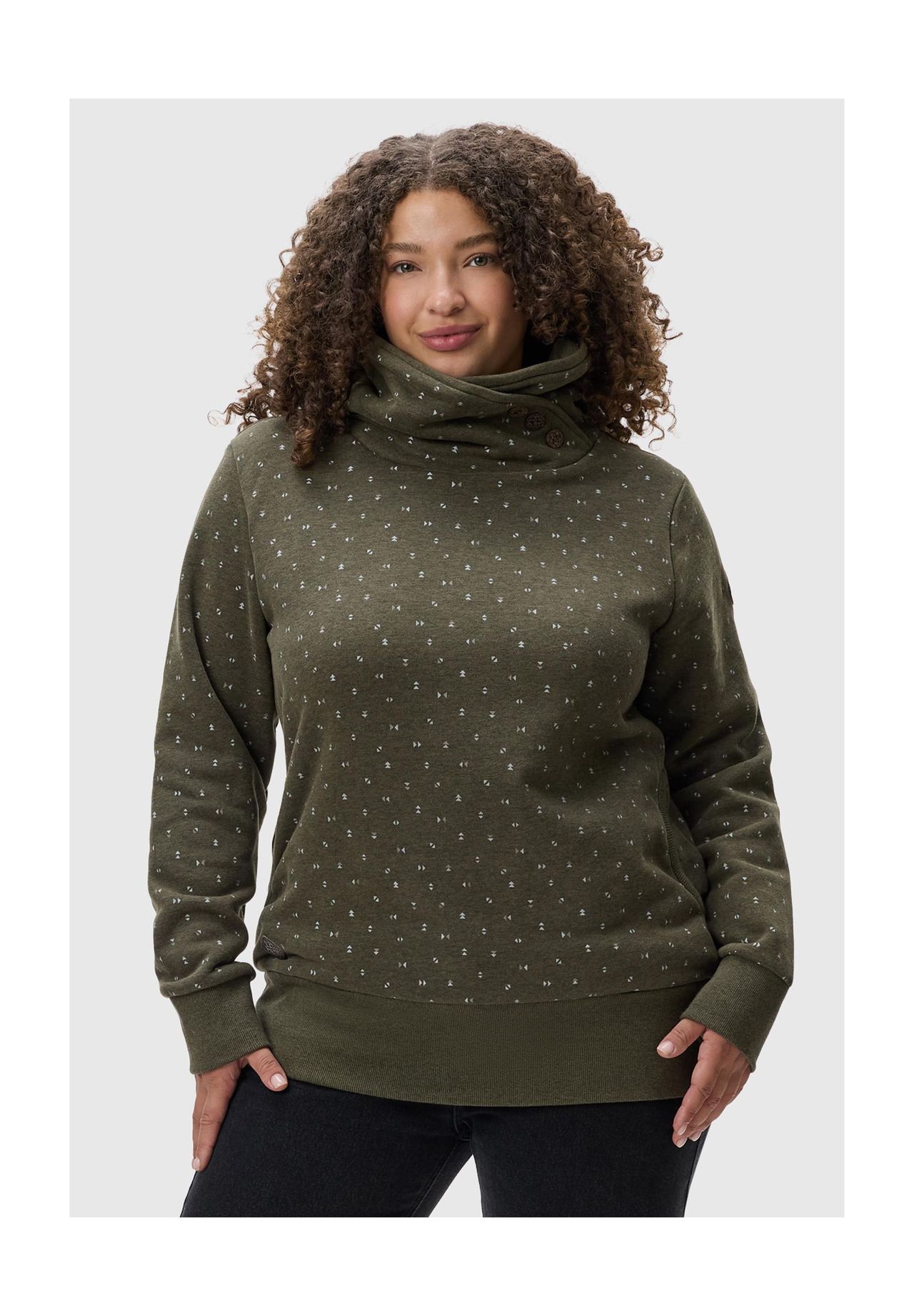 Свитер с шалевым воротником Angell Plus Ragwear, оливковый
Свитер с шалевым воротником Angell Plus Ragwear, оливковый