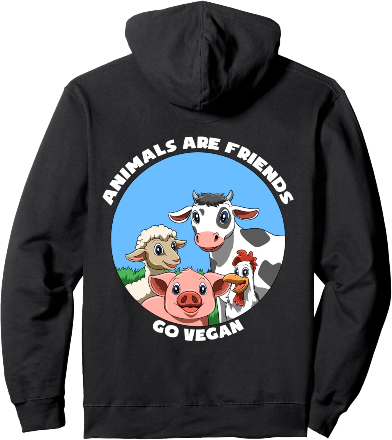 Забавная вегетарианская толстовка с изображением овощей и животных Vegan/Vegetarian Hoodies And Gifts, черный
Забавная вегетарианская толстовка с изображением овощей и животных Vegan/Vegetarian Hoodies And Gifts, черный