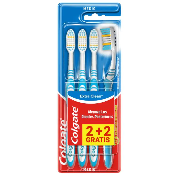 Зубная щетка cepillo de dientes extra clean anti bacterias medio Colgate, количество 4 штук
Зубная щетка cepillo de dientes extra clean anti bacterias medio Colgate, количество 4 штук
