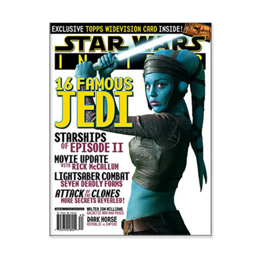 Журнал #62 "Starships of Episode II, 16 Famous Jedi", Star Wars Insider #051 - #100 (WOTC)
Журнал #62 "Starships of Episode II, 16 Famous Jedi", Star Wars Insider #051 - #100 (WOTC)