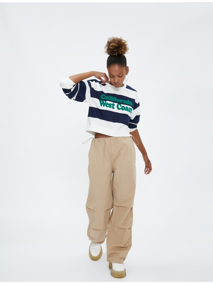 Тканевые брюки KOTON, коричневый
Тканевые брюки KOTON, коричневый