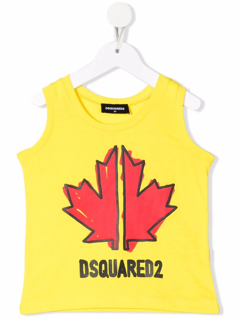 Топ с логотипом Dsquared2 Kids, желтый
Топ с логотипом Dsquared2 Kids, желтый