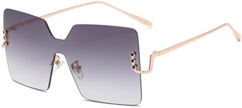 Ретро квадратные солнцезащитные очки для женщин, модные солнцезащитные очки без оправы с градиентным переходом цвета, декоративные солнцезащитные очки для женщин MTZJH, Gradient Grey
Ретро квадратные солнцезащитные очки для женщин, модные солнцезащитные очки без оправы с градиентным переходом цвета, декоративные солнцезащитные очки для женщин MTZJH, Gradient Grey