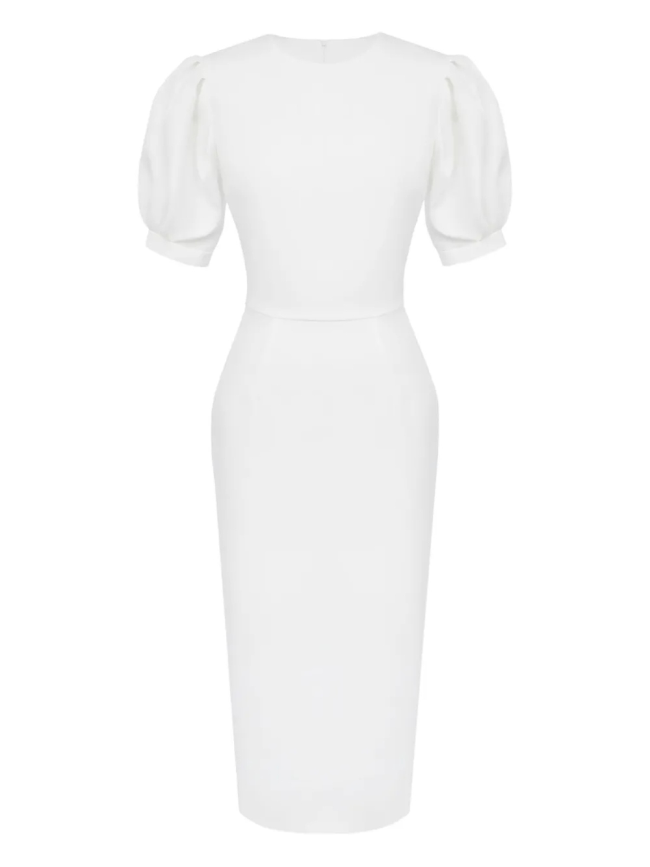 POST MERIDIEM платье миди с объемными рукавами, белый
POST MERIDIEM платье миди с объемными рукавами, белый