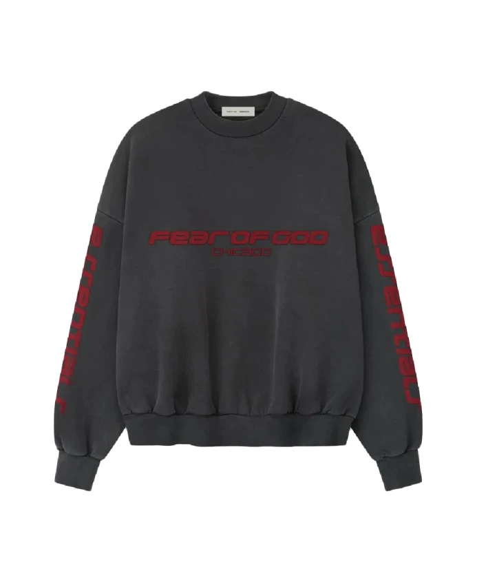 Укороченная свободная толстовка из плотного флиса Fear Of God, серый
Укороченная свободная толстовка из плотного флиса Fear Of God, серый