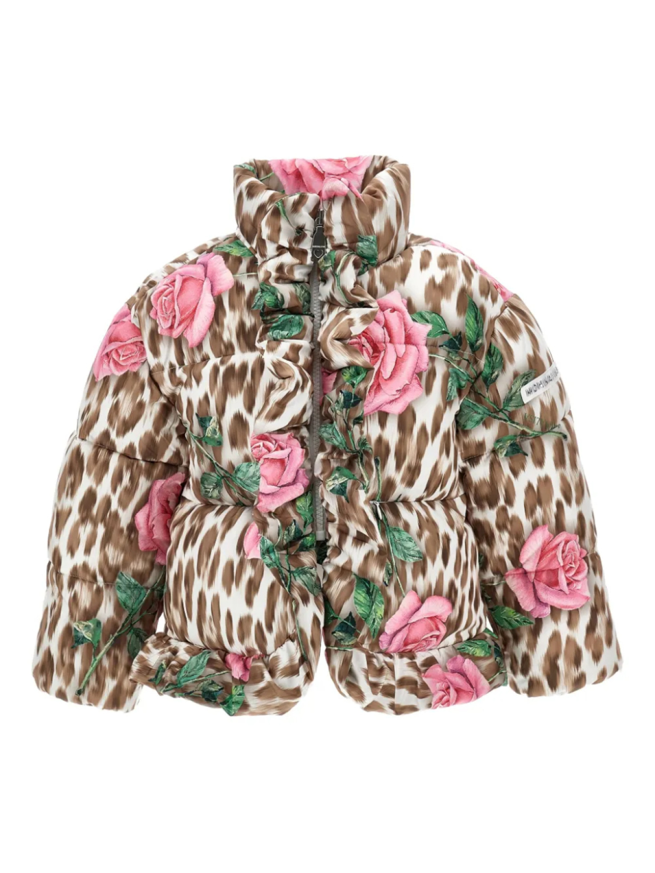 Monnalisa пуховик с леопардовым принтом, коричневый
Monnalisa пуховик с леопардовым принтом, коричневый