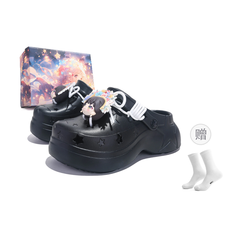 Jifffly Клоги унисекс черные, цвет Black
Jifffly Клоги унисекс черные, цвет Black