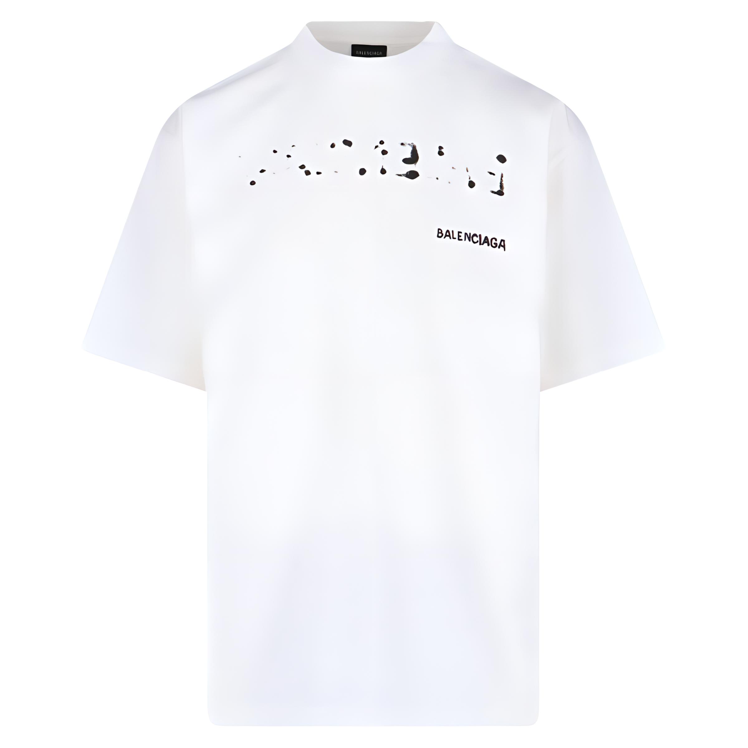 Футболка Balenciaga белая с принтом логотипа оверсайз
Футболка Balenciaga белая с принтом логотипа оверсайз