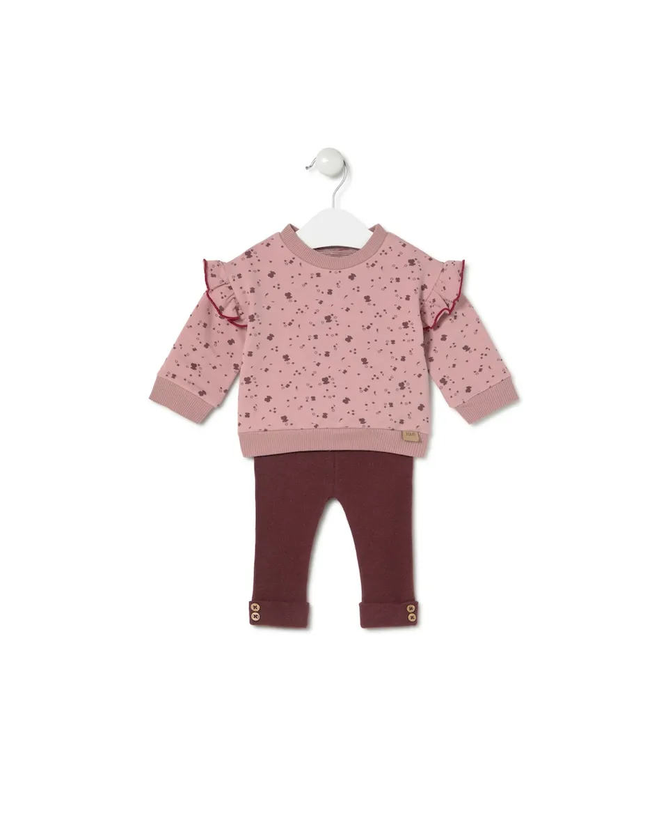 Комплект для малыша толстовка с медвежатами и звездочками и леггинсы Tous, пастельно-розовый
Комплект для малыша толстовка с медвежатами и звездочками и леггинсы Tous, пастельно-розовый