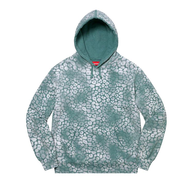 Толстовка Supreme Bleached Leopard Hooded Sweatshirt Dusty Teal, синий
Толстовка Supreme Bleached Leopard Hooded Sweatshirt Dusty Teal, синий