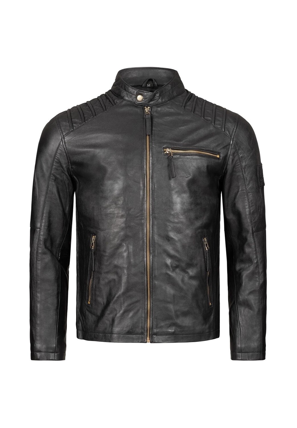 Кожаная куртка черная стандартного кроя Rock Creek, черный
Кожаная куртка черная стандартного кроя Rock Creek, черный