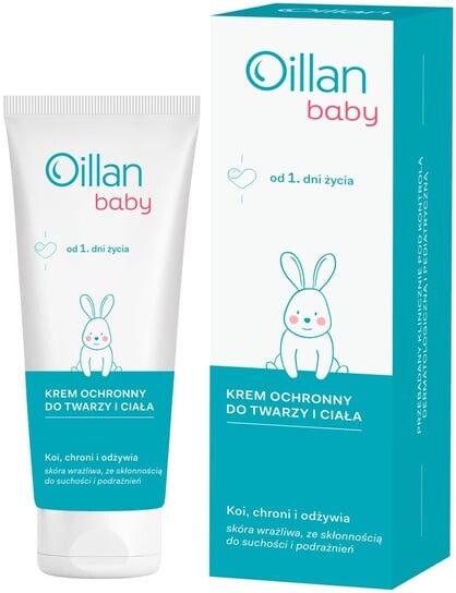 Защитный крем для лица и тела, 75 мл Oillan Baby, Inna marka 
Защитный крем для лица и тела, 75 мл Oillan Baby, Inna marka