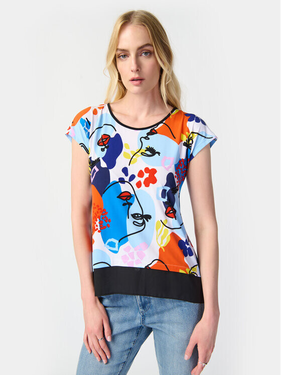 Футболка стандартного кроя Joseph Ribkoff, мультиколор
Футболка стандартного кроя Joseph Ribkoff, мультиколор