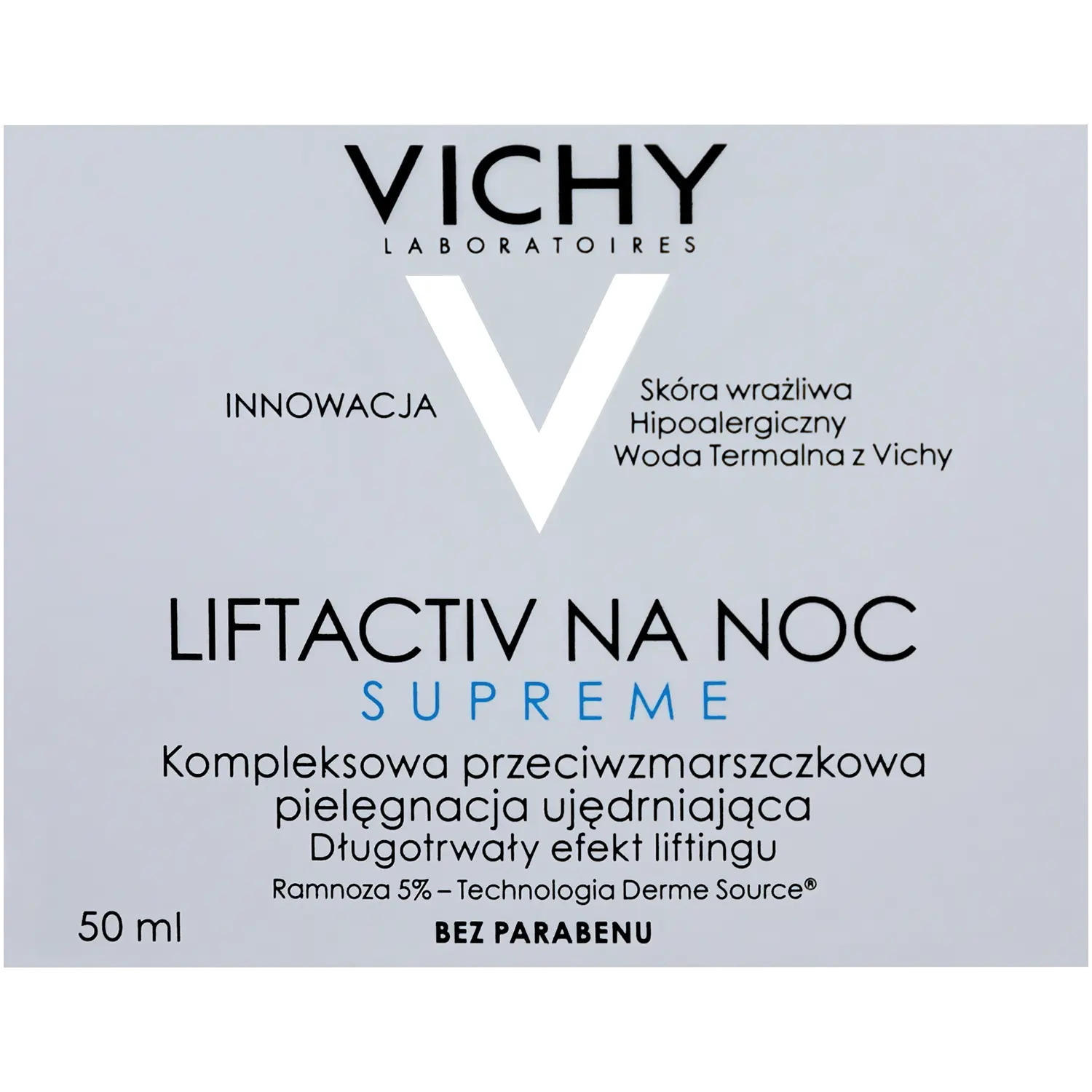 Vichy Liftactiv Supreme ночной крем для лица против морщин и укрепляющий, 50 мл
Vichy Liftactiv Supreme ночной крем для лица против морщин и укрепляющий, 50 мл