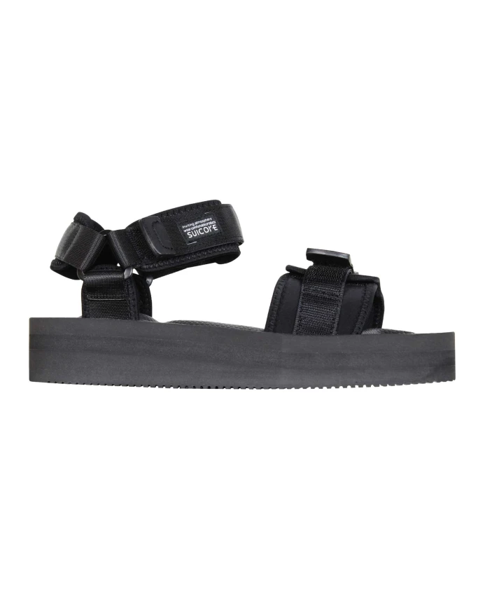 Черные нейлоновые сандалии с застежкой на липучке Suicoke, черный
Черные нейлоновые сандалии с застежкой на липучке Suicoke, черный