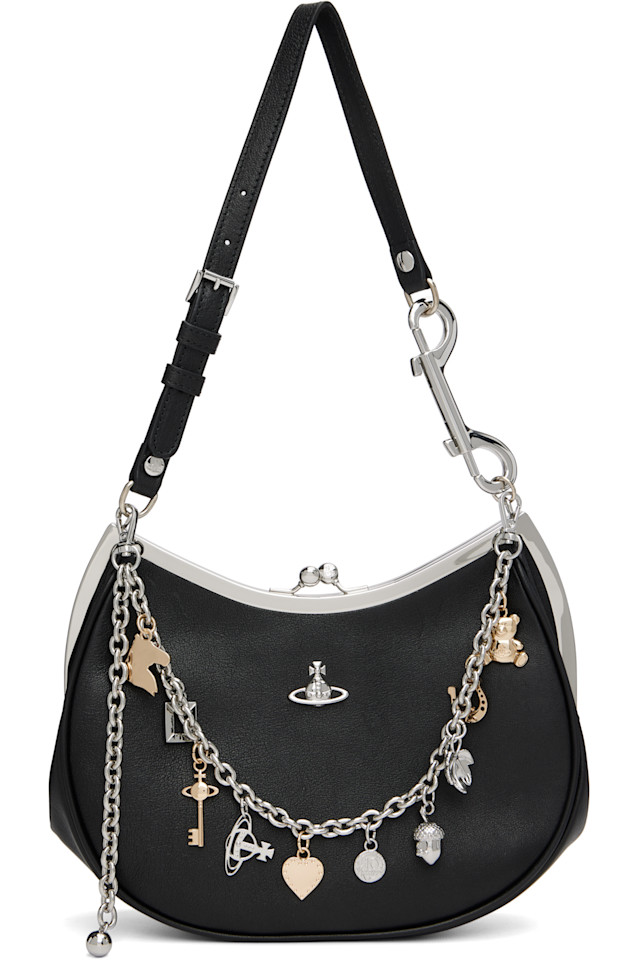 Vivienne Westwood Черная сумка-рамка с подвеской
Vivienne Westwood Черная сумка-рамка с подвеской