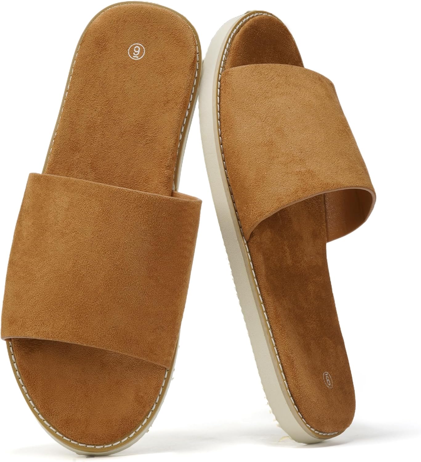 Мужские летние сандалии SoleilSandal из замши, удобные шлепанцы с стелькой из пены с эффектом памяти, подошва из ЭВА, нескользящие, повседневные модные I-слайды, Coffee
Мужские летние сандалии SoleilSandal из замши, удобные шлепанцы с стелькой из пены с эффектом памяти, подошва из ЭВА, нескользящие, повседневные модные I-слайды, Coffee