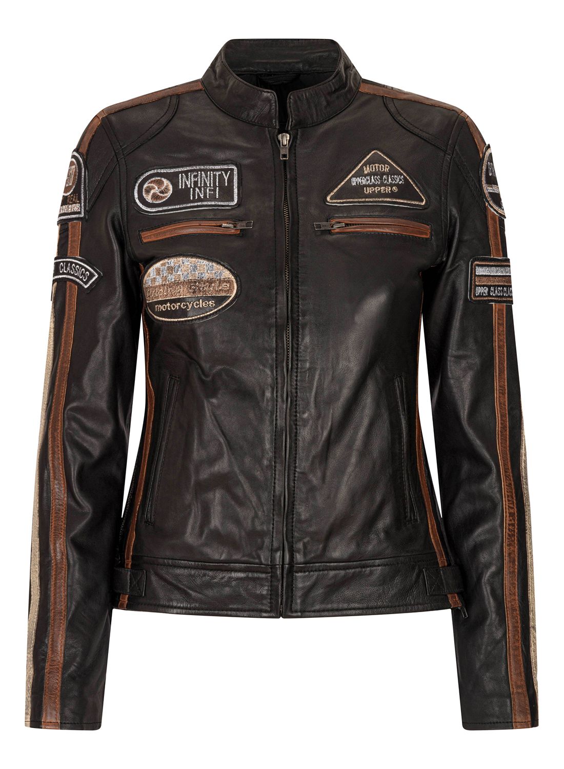 Кожаная куртка для мотоциклиста TruClothing, черный
Кожаная куртка для мотоциклиста TruClothing, черный