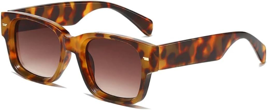 Солнцезащитные очки с защитой от УФ-излучения UV400 | Легкая оправа с градиентными заклепками | Для женщин и мужчин, для занятий спортом на открытом воздухе и вождения DSVIGF, Leopard-brown
Солнцезащитные очки с защитой от УФ-излучения UV400 | Легкая оправа с градиентными заклепками | Для женщин и мужчин, для занятий спортом на открытом воздухе и вождения DSVIGF, Leopard-brown