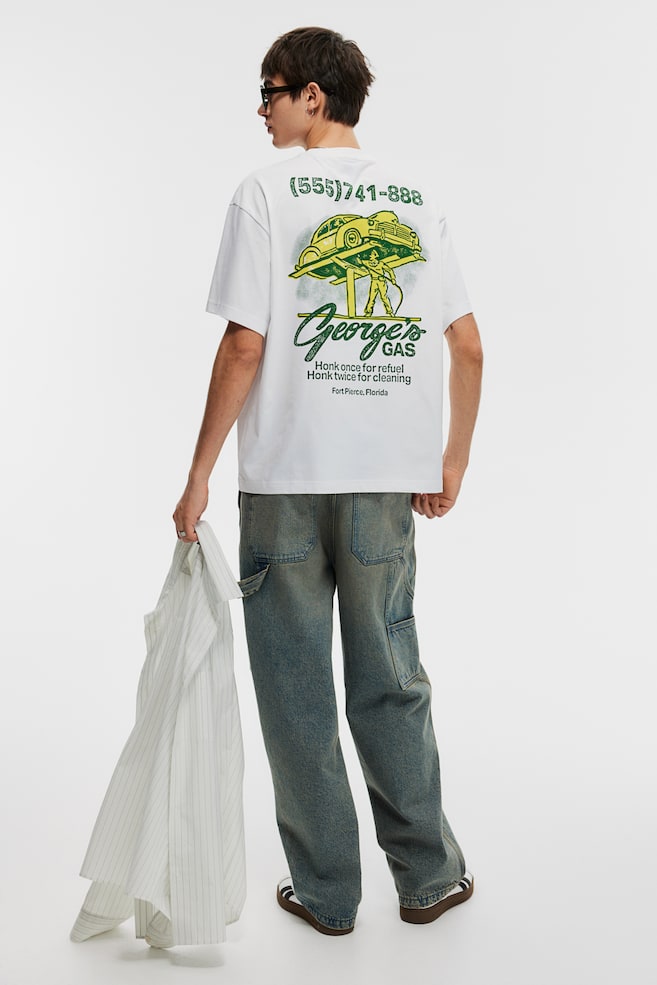 Футболка свободного кроя с принтом H&M, мультиколор
Футболка свободного кроя с принтом H&M, мультиколор